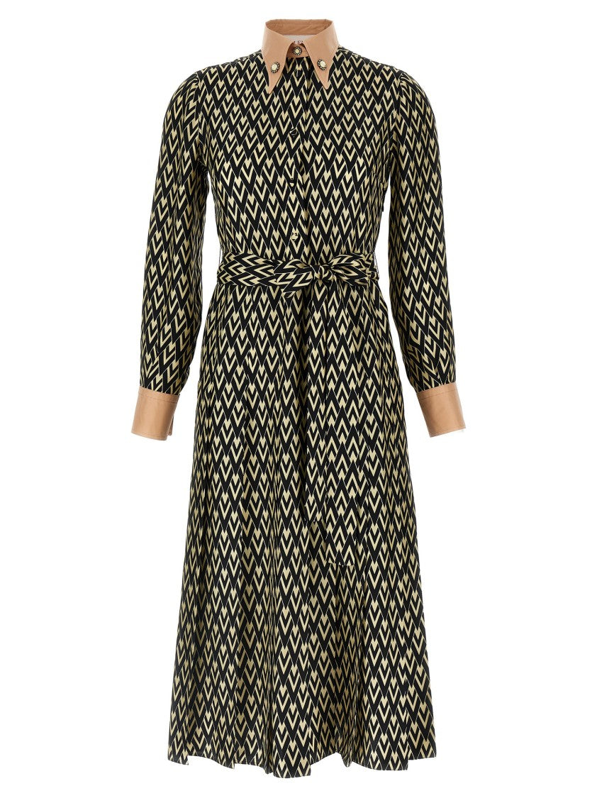 Valentino Garavani 'Toute La V' Midi Dress