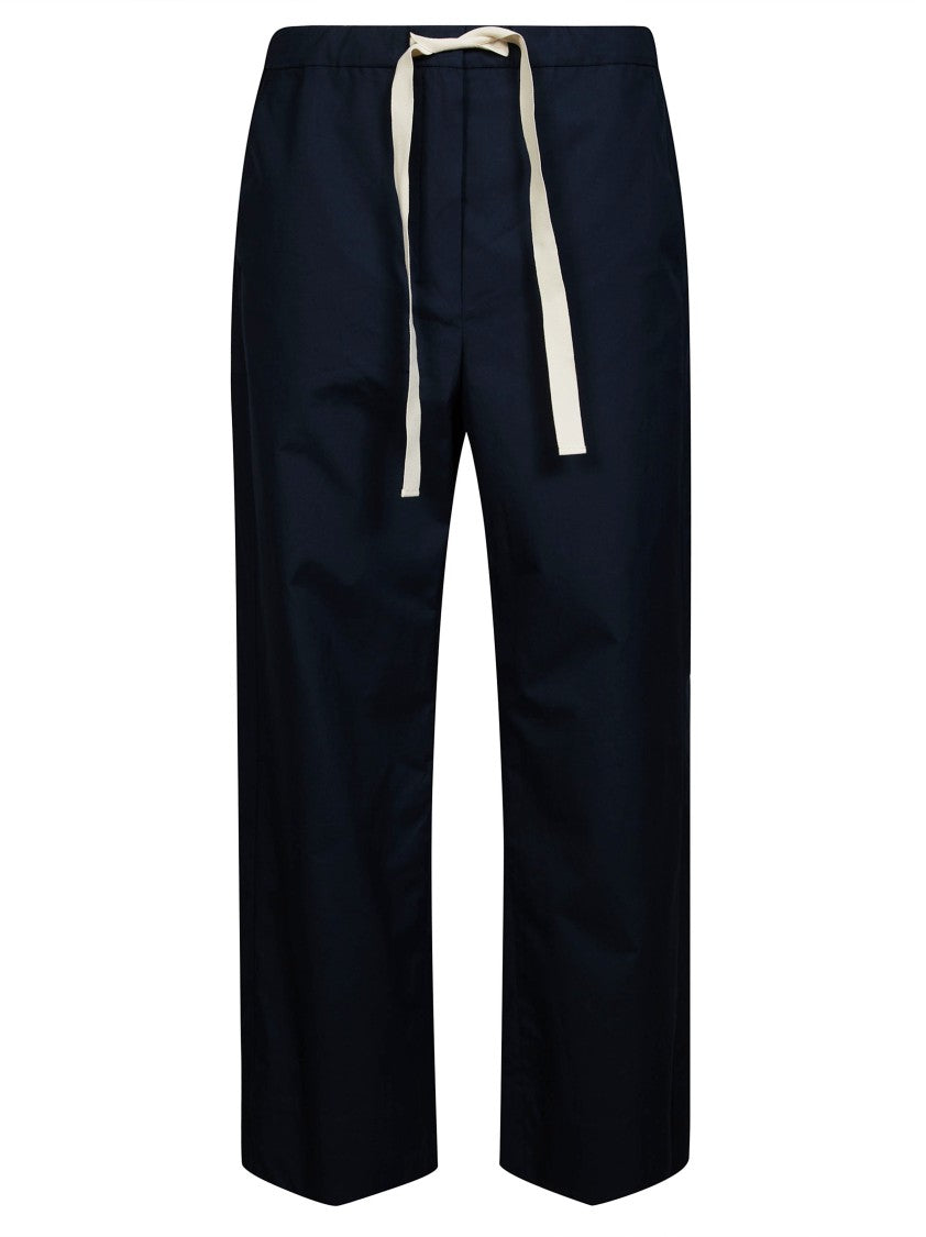 Max Mara Smmargento Relaxed Cropped Wide-Leg Pants