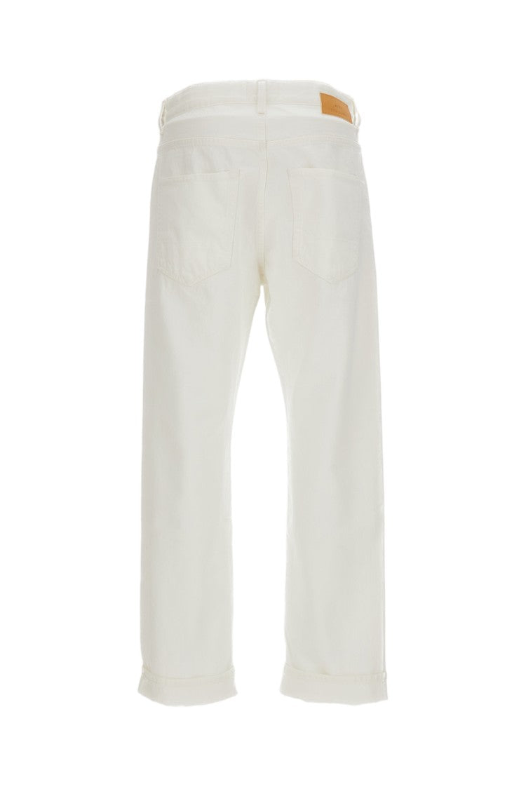 Tela Genova White Rodolfo/4F Selvedge Cotton 5-Pocket Jeans