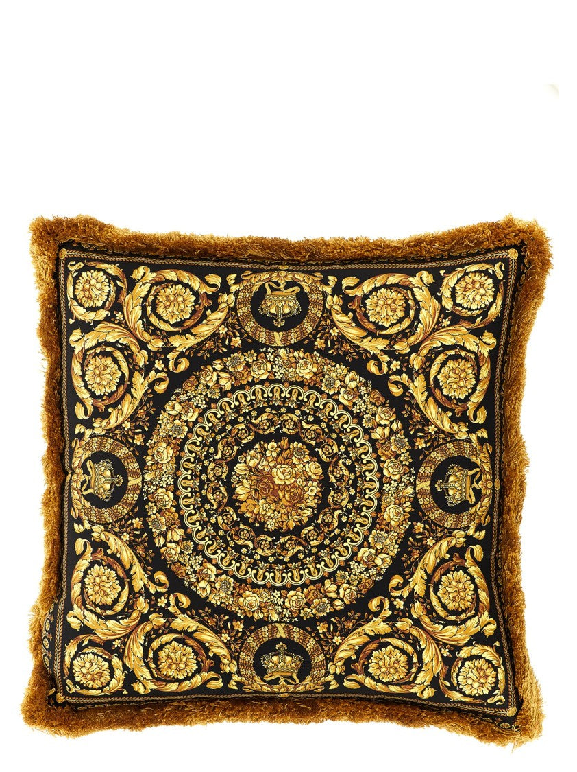 Versace Home Cushion With Fringes
