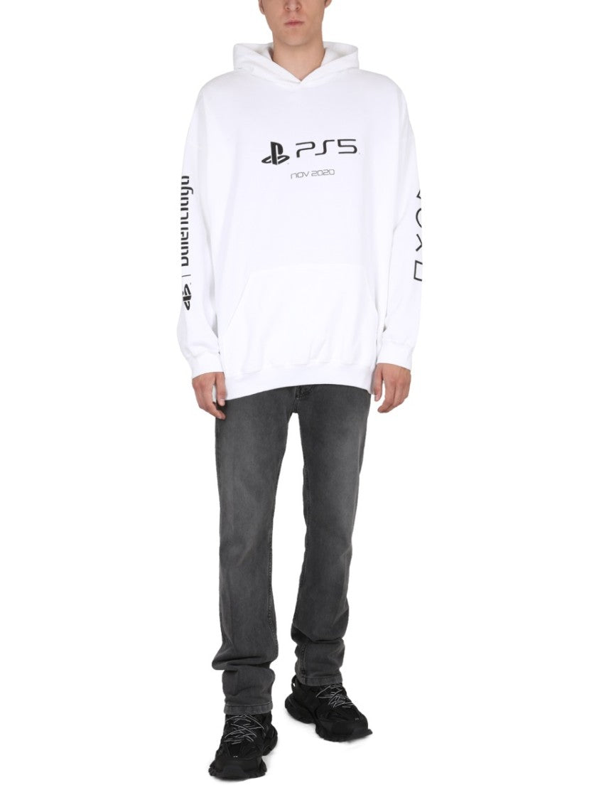 Balenciaga Sweatshirt With "Ps5" Logo
