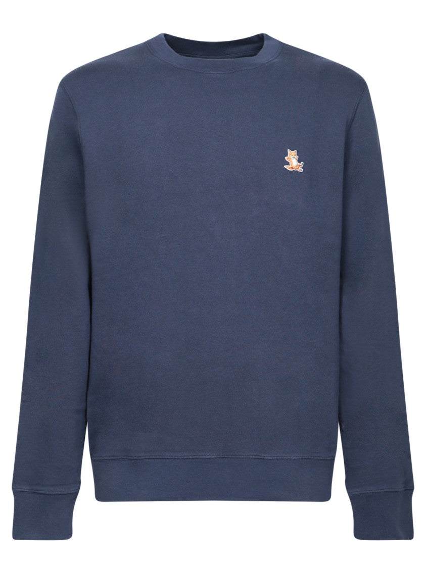 Maison Kitsuné Relaxed Fit Blue Sweatshirt