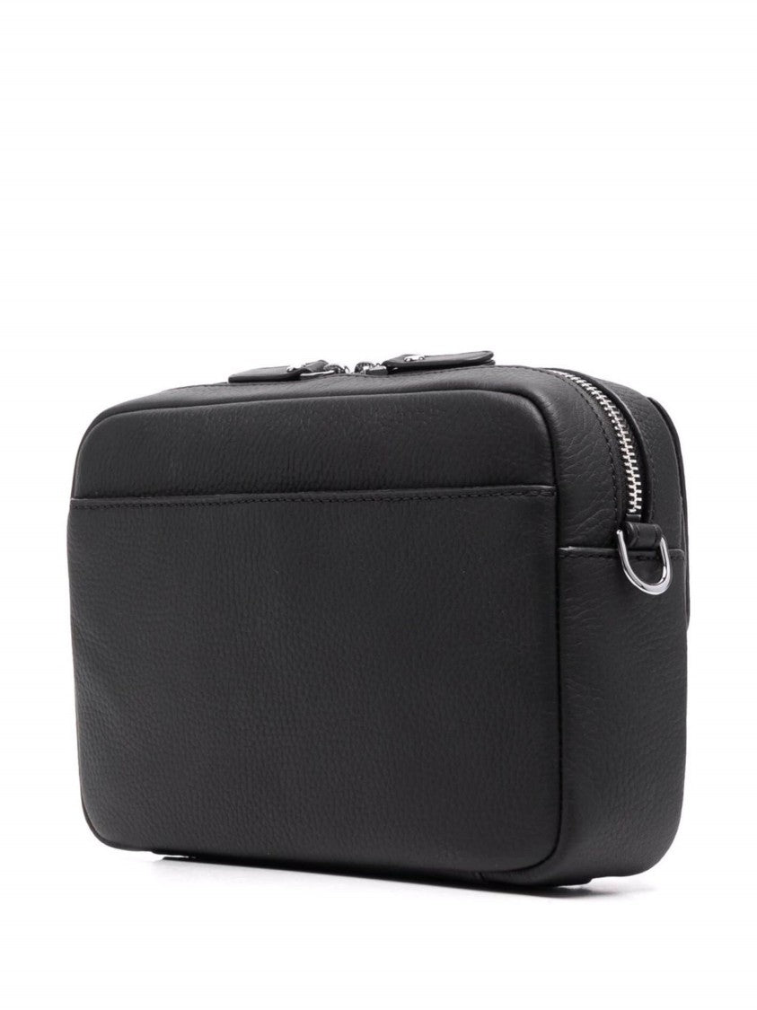 Michael Kors Textured Cow Leather Messenger Bag