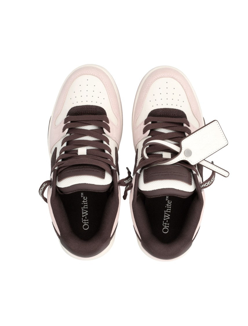 Off-White Arrow Out Of Office Suede Leather Sneakers
