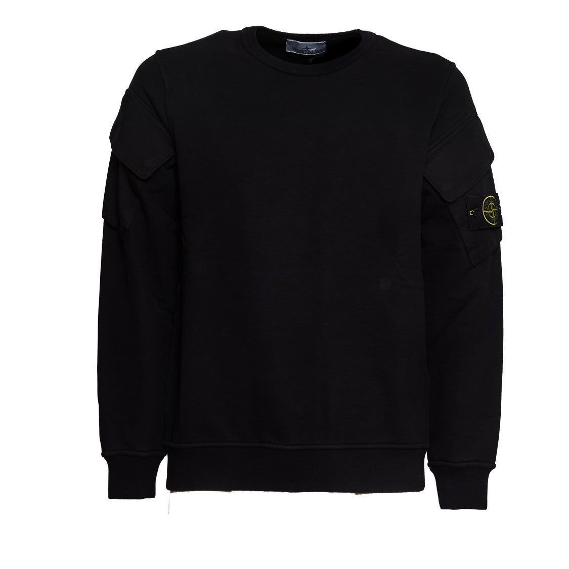 Stone Island Brushed Organic Cotton Fleece Crewneck Sweatshirt