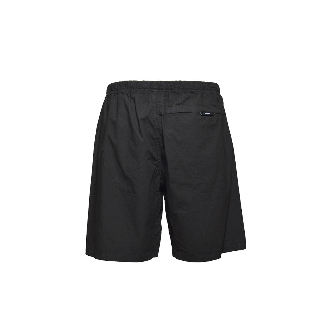 Msgm Black Cotton Bermuda Shorts With Buckle