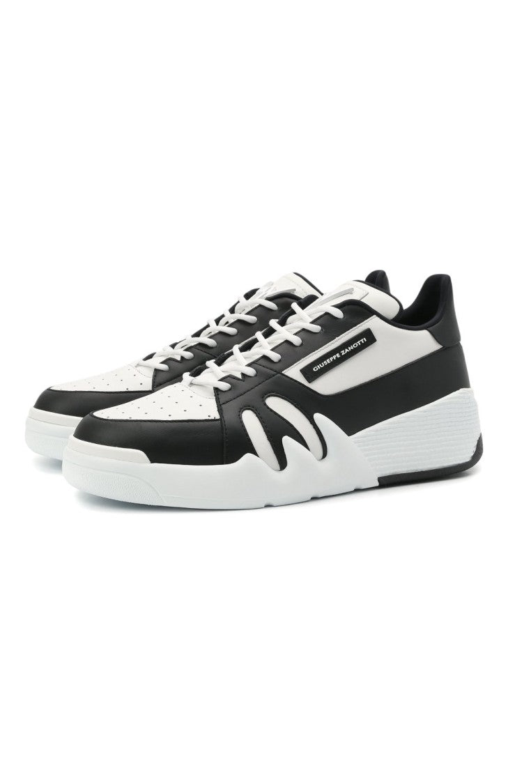 Giuseppe Zanotti Multicolor Leather Wordmark-Tab Sneaker