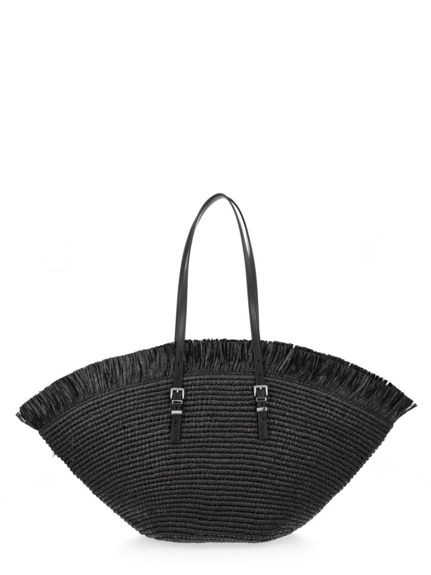 Michael Michael Kors Isa Woven Fan Silhouette Tote Bag