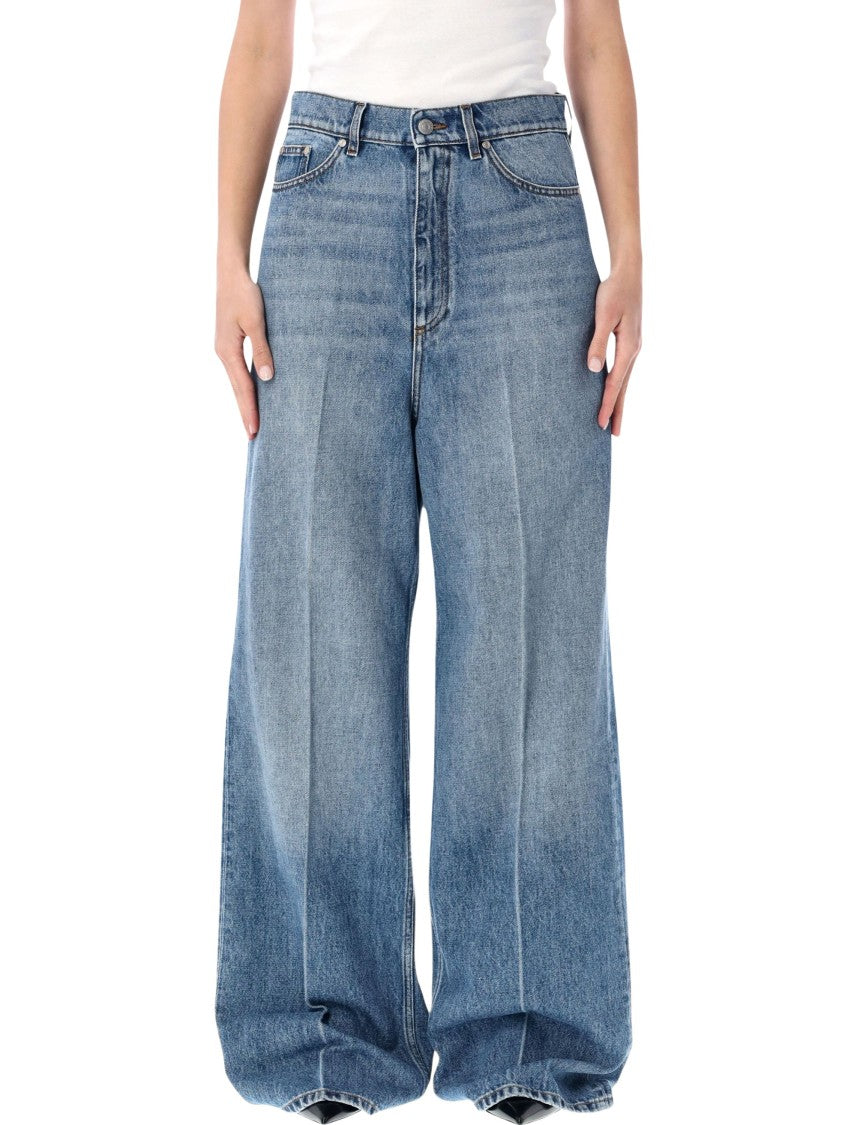 Stella Mccartney Iconic Blue Wide Leg Jeans