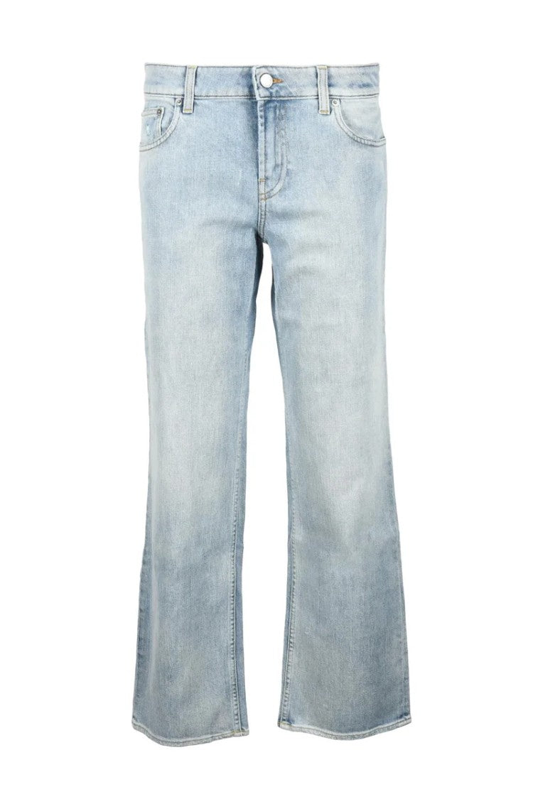 Department 5 Blue Cotton Stretch Jeans