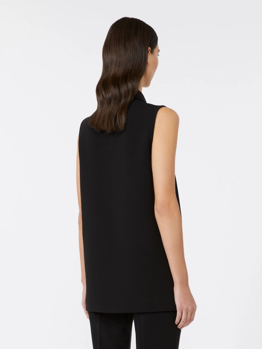 Max Mara Refined Black Polo Sweater