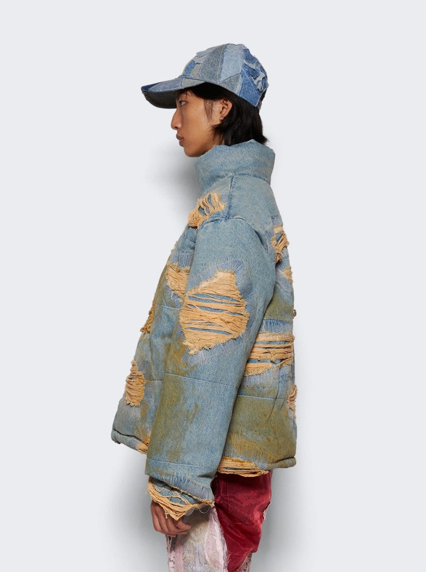 Who Decides War Vintage Bomber Jacket Blue