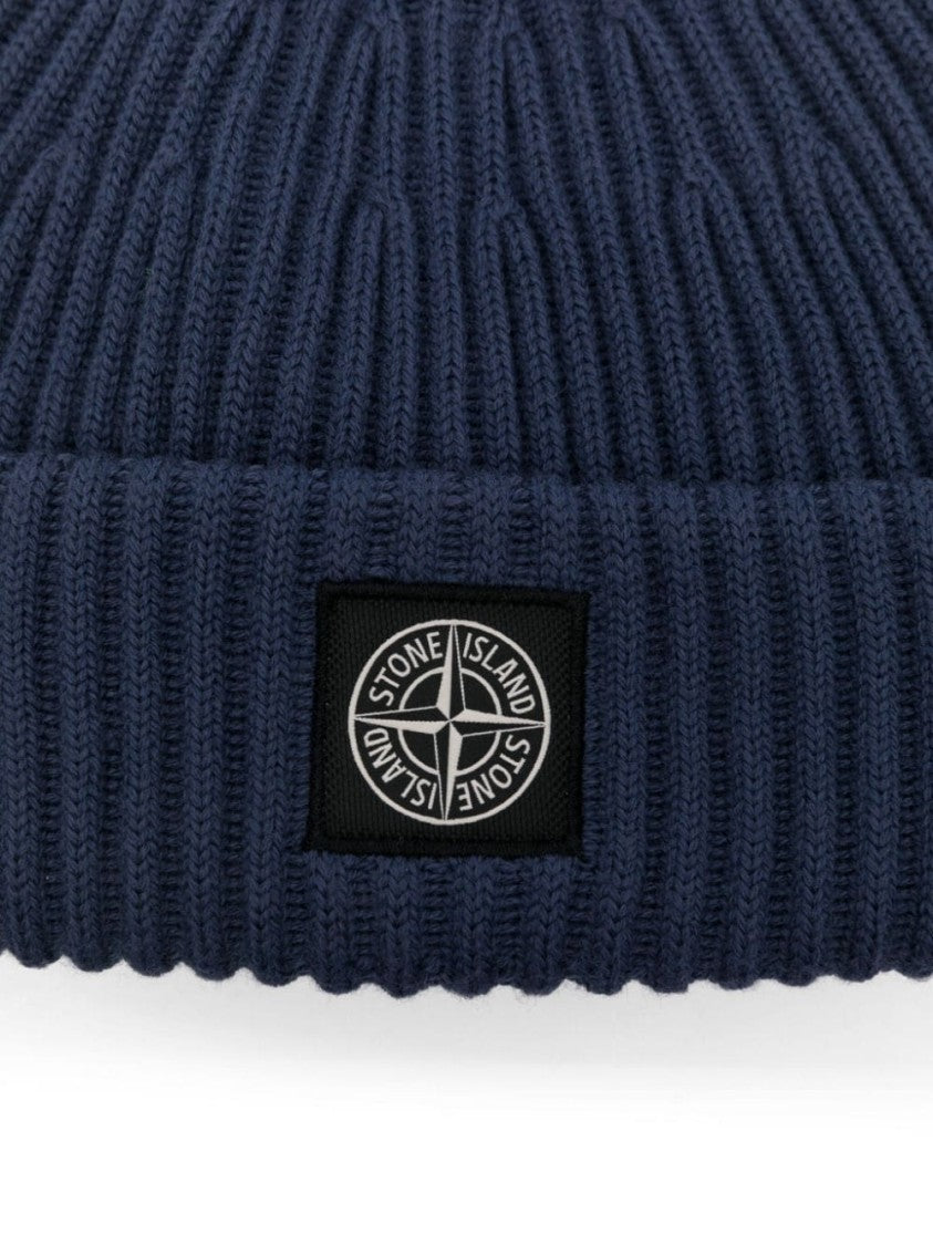 Stone Island Compass-Patch Beanie