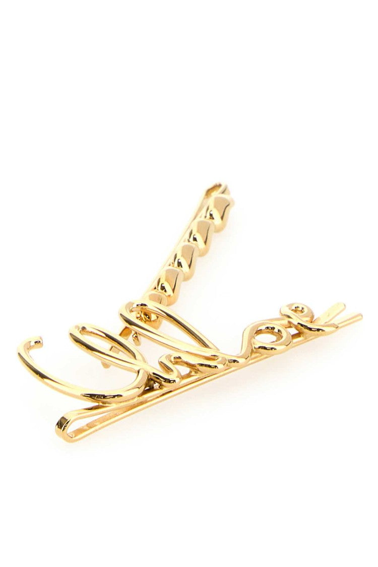 Chloé Gold Metal Chloã© Iconic Hair Clips