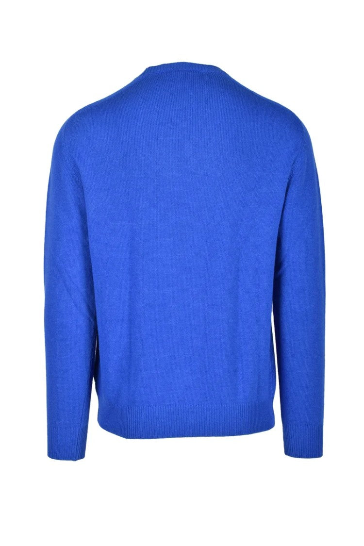 Hammond Royal Blue Crewneck Cotton Sweater