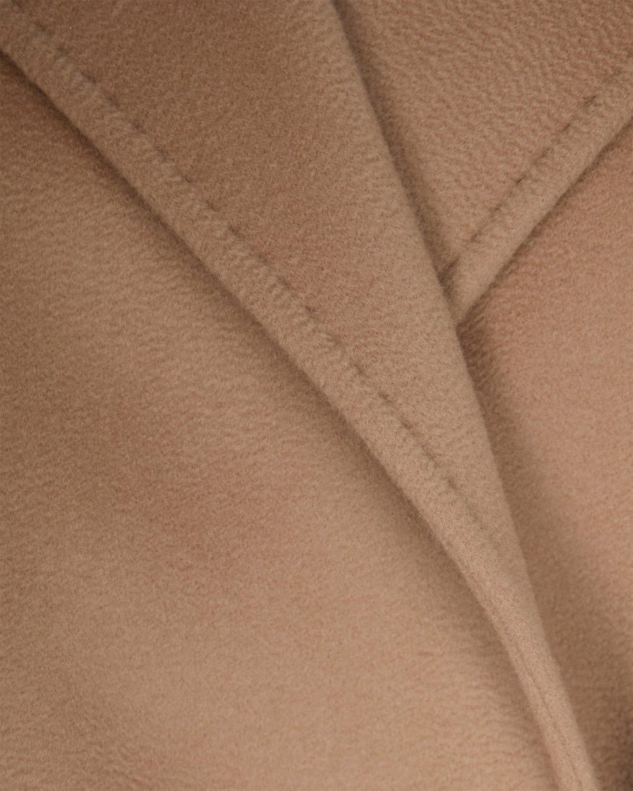 Max Mara Midi-Length Wrap Coat With Notched Lapel