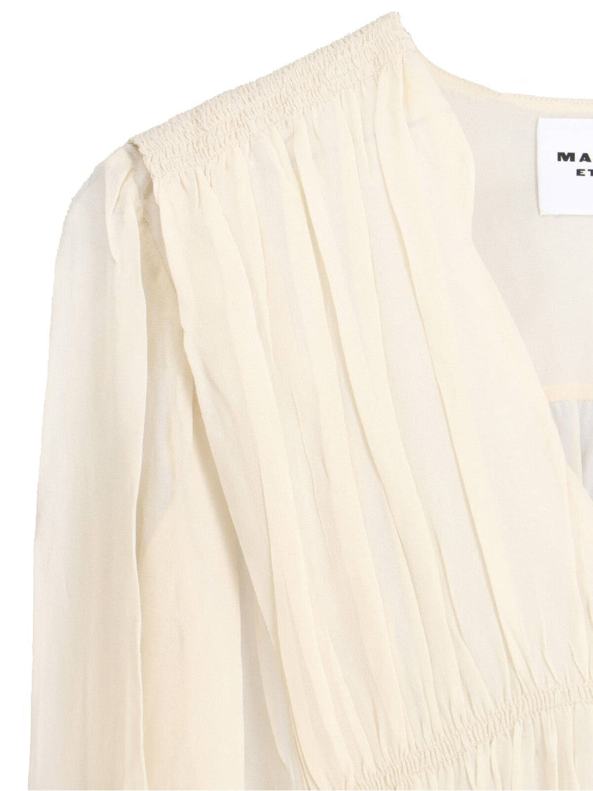 Isabel Marant Étoile Flowing White Dress With Timeless Elegance