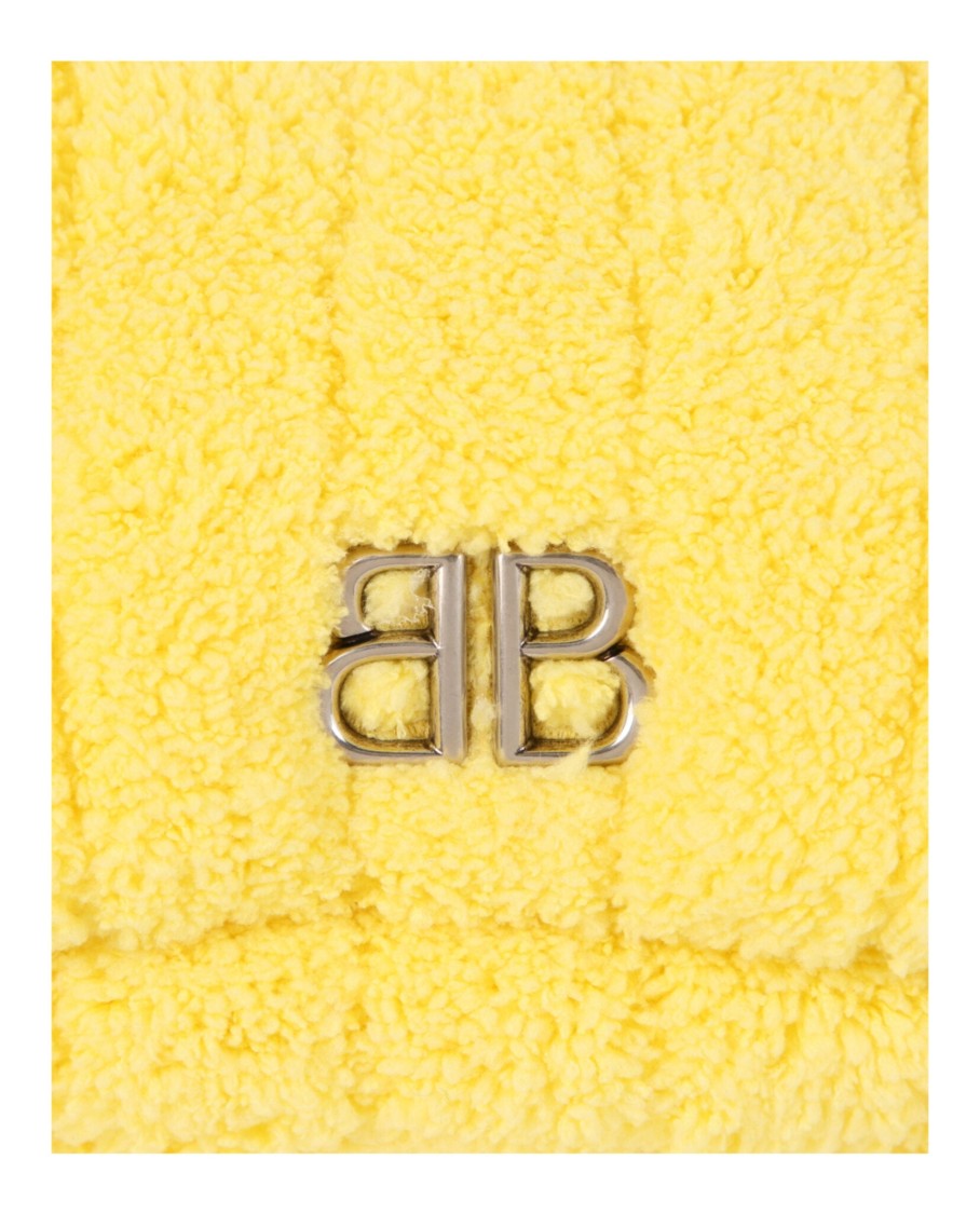 Balenciaga Monaco Mini Bag In Quilted Towel Fabric