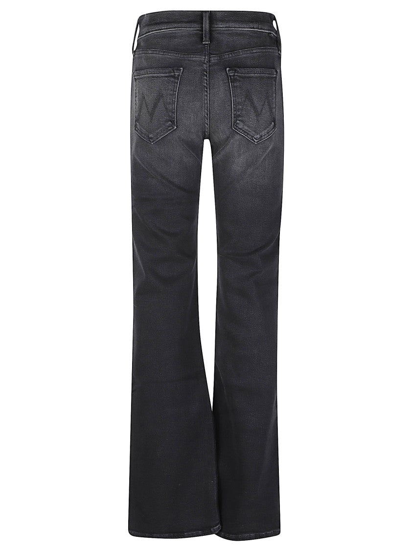 Mother The Jinx Heel Mid-Rise Flared Jeans
