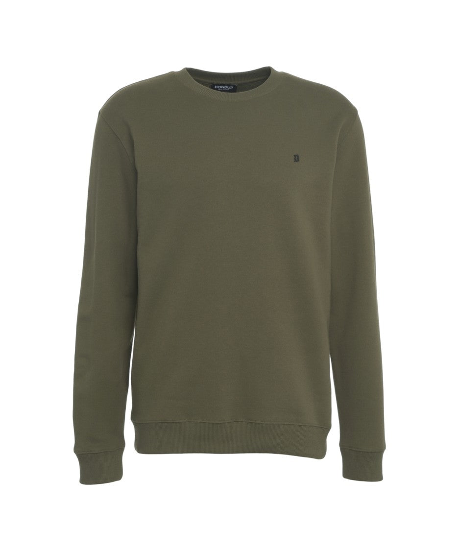Dondup Comfort-Fit Cotton Blend Crew Neck Sweatshirt