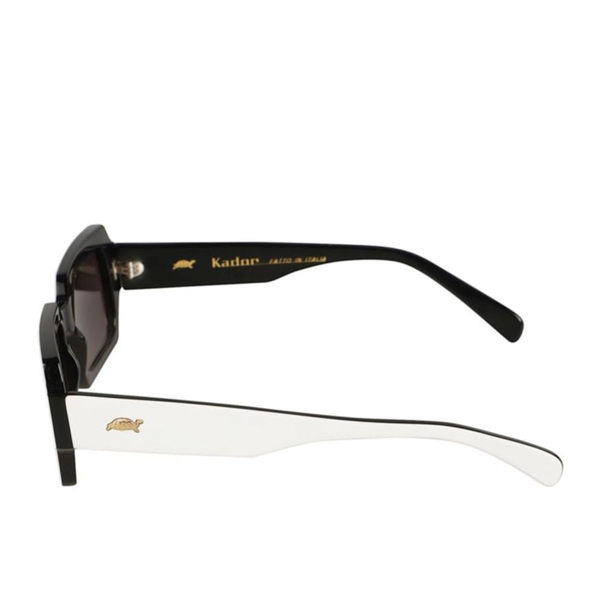 Kador Evy Two-Tone Rectangular Sunglasses With Asymmetrical Design