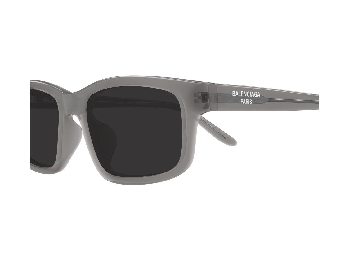 Balenciaga Bb0528sk Grey Translucent Acetate Square Frame Sunglasses