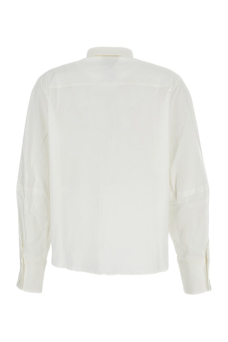 Irie' Crisp White Shirt With Structured Collar And Tailored Fit