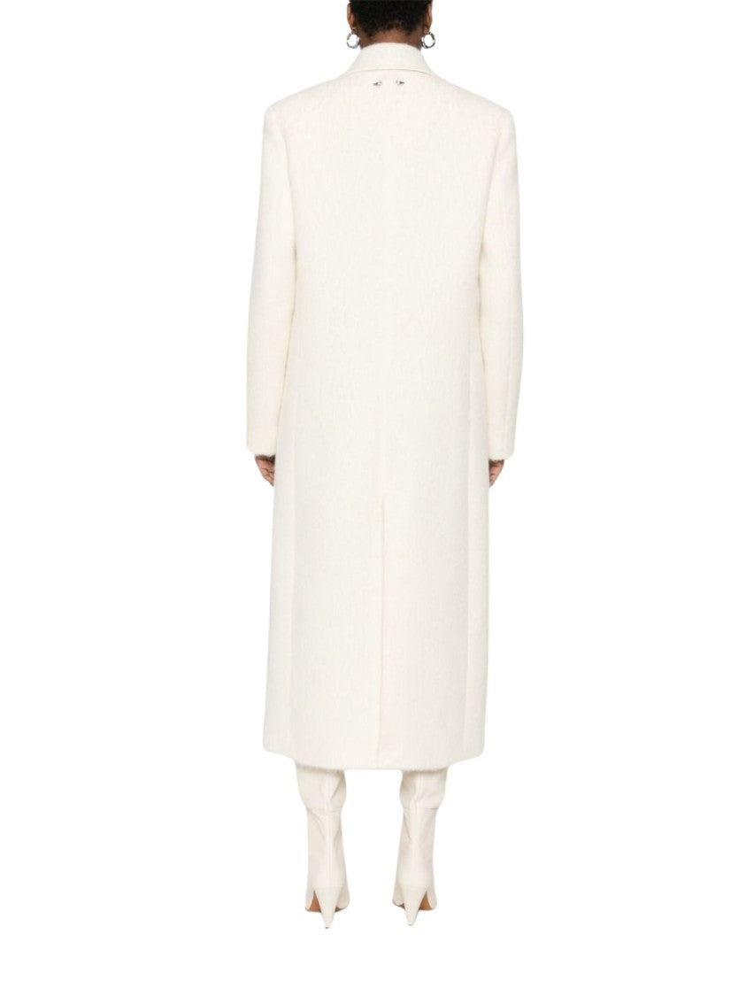 Patrizia Pepe Long Coat With Revers Collar