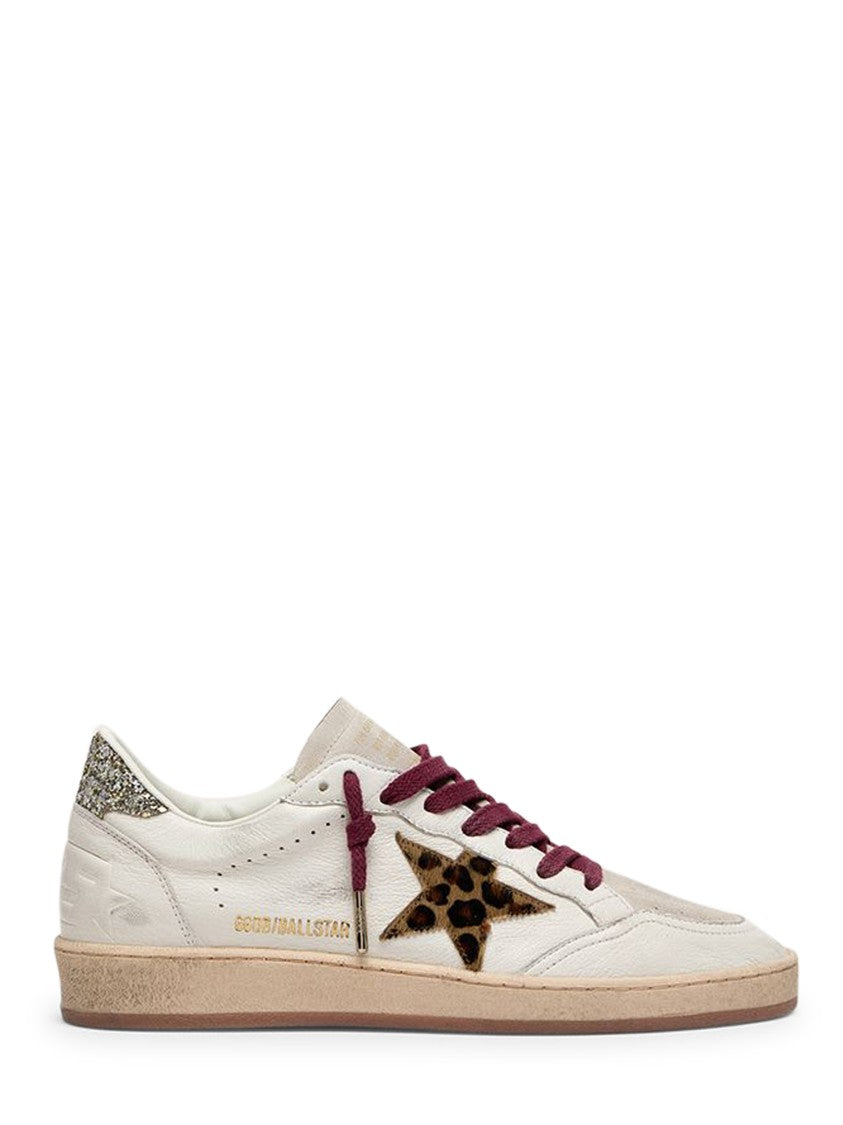 Golden Goose Low-Top Sneakers With Distressed White Leather