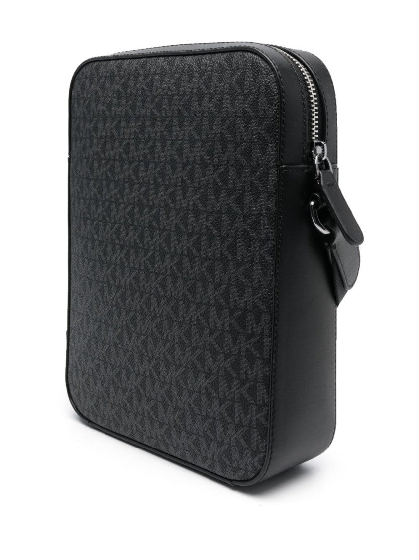 Michael Kors Varick Monogram Compact Crossbody Bag