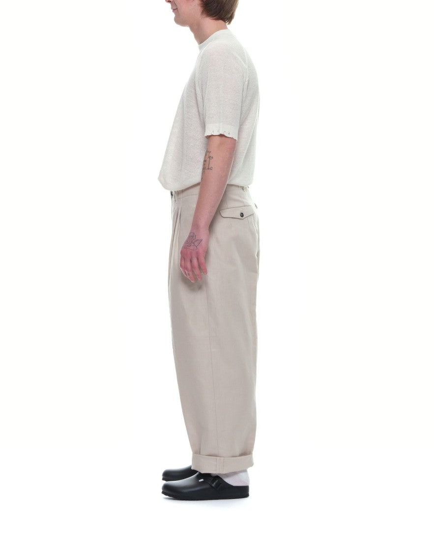 Nine In The Morning Relaxed Carrot Fit Chino Trousers