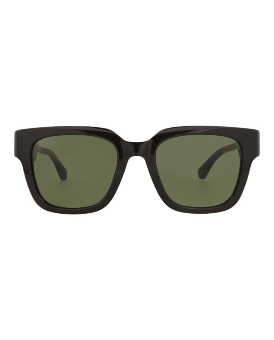 Gucci Square-Frame Recycled Acetate Sunglasses With Saddle Nose Bridge