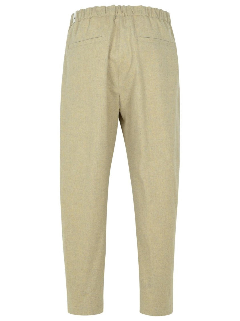 Jil Sander Beige Virgin Wool Trousers