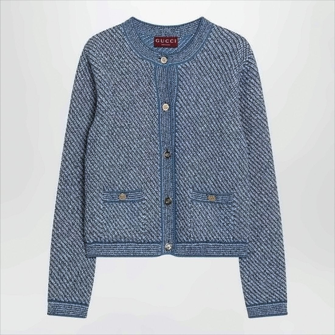 Gucci Textured Knit Cardigan