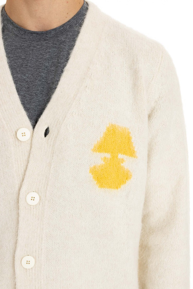 Autry Jacquard Wool-Alpaca Cardigan