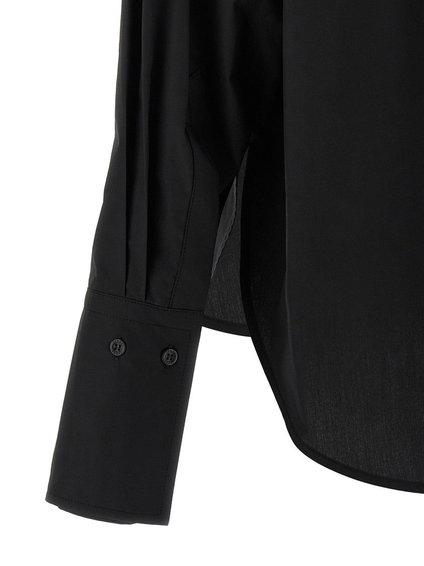 Nude Lavallière Collar Shirt