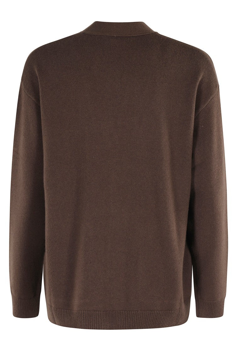 Seventy V-Neck Cardigan With Button Closure And Side Pockets