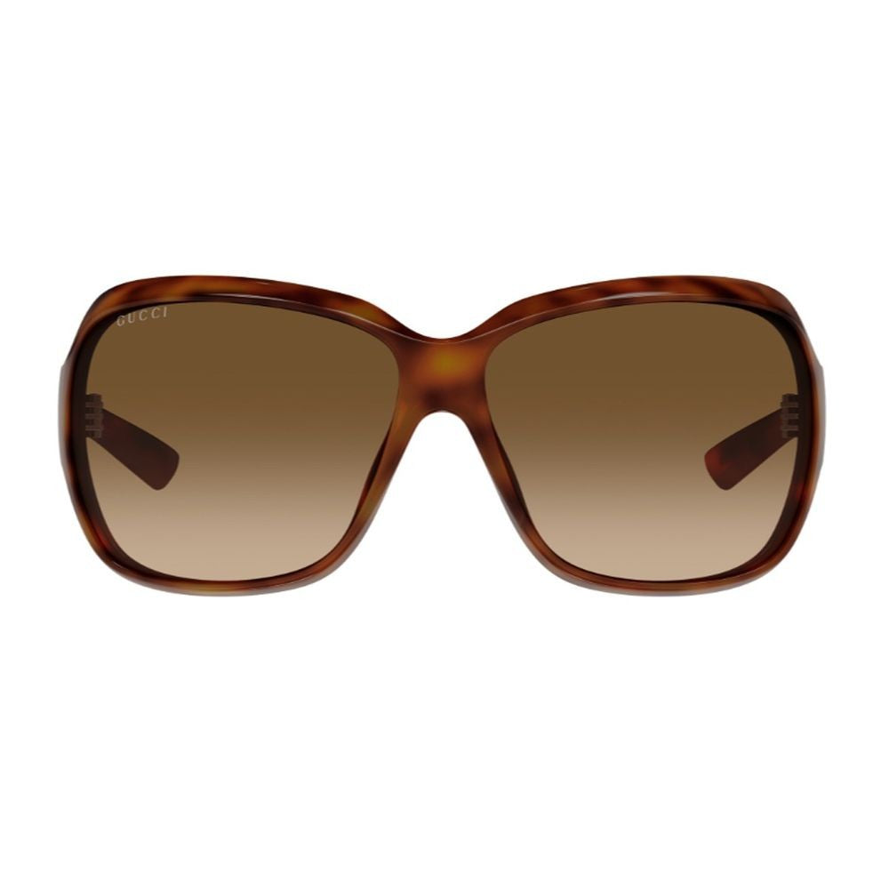 Gucci Oversized Soft-Square Sunglasses With Sculpted Front Gg2176s Linea Institutional Logo
