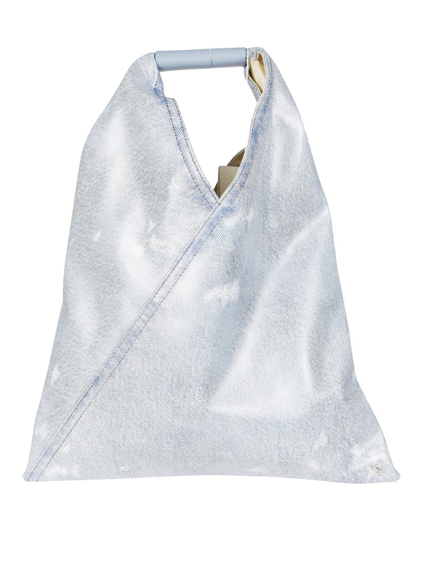 Mm6 By Maison Margiela Small Japanese Handbag Calf Leather Triangular Handbag
