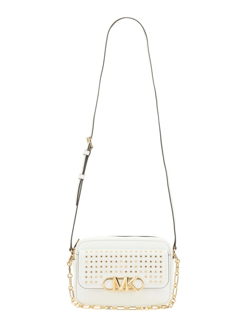 Michael Michael Kors Medium Bag With Removable Chain Handle And Studded Front Panel