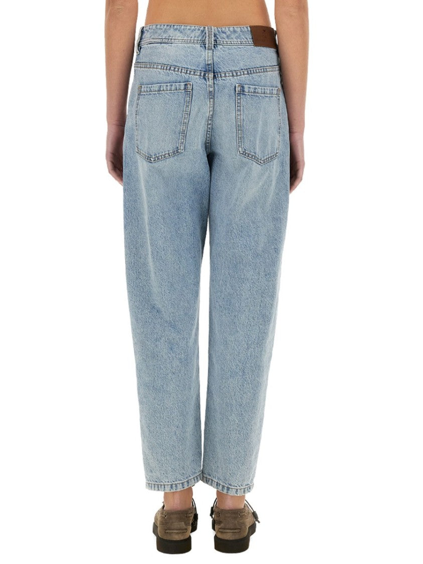 Brunello Cucinelli "Baggy Tapered" Denim Pants