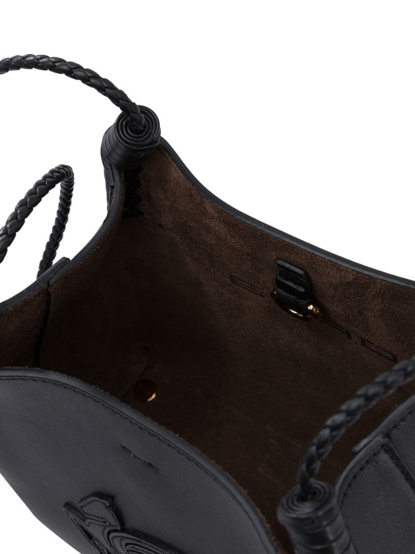 Etro Braided Leather-Handled Shoulder Bag