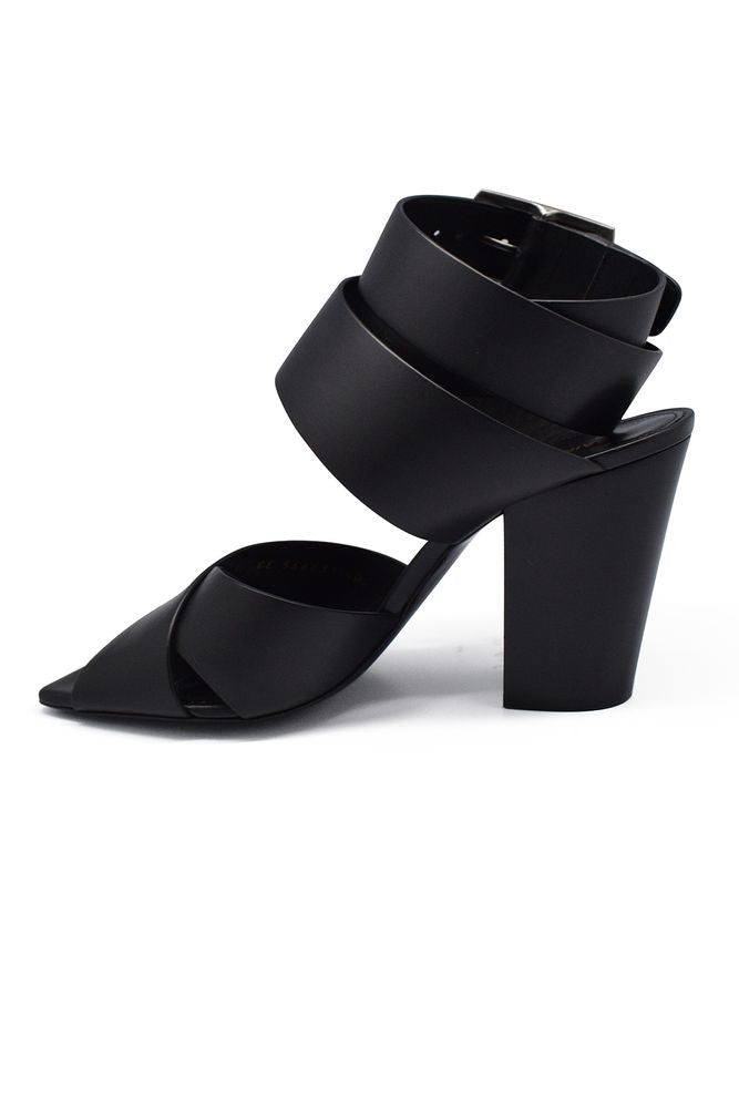 Saint Laurent Crossover Strap Sandals