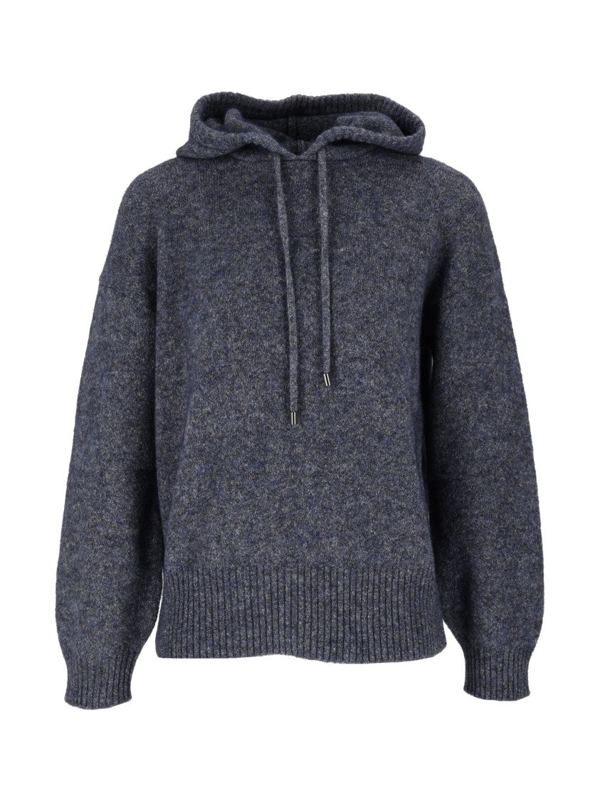 Kangra Cashmere Relaxed-Fit Hooded Sweatshirt In Soft Textured Knit