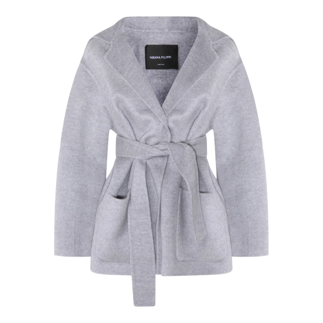 Fabiana Filippi Refined Grey Wool Coat
