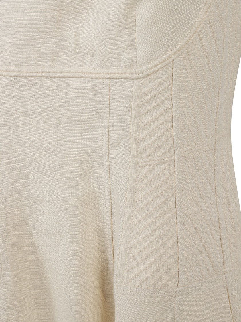 Chloé Fitted Square Neckline Dress