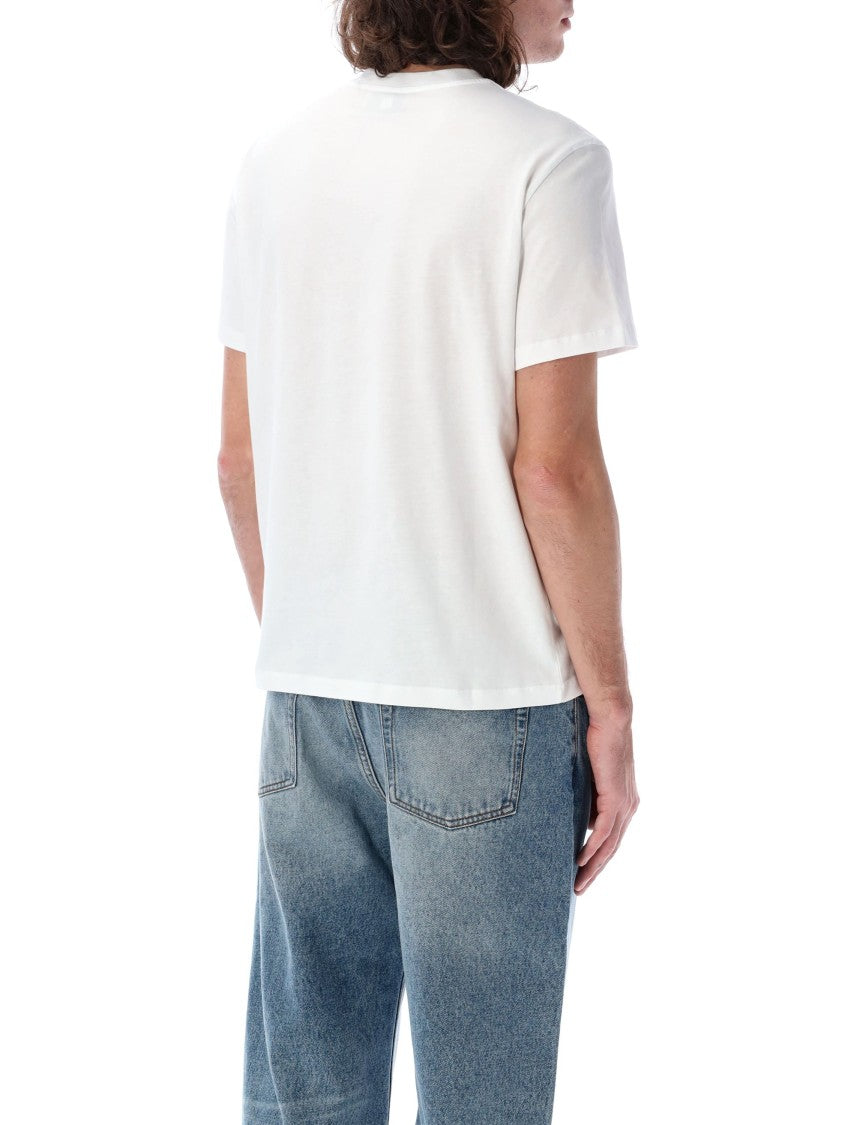 Ami Paris Ami De Coeur Cotton Logo T-Shirt