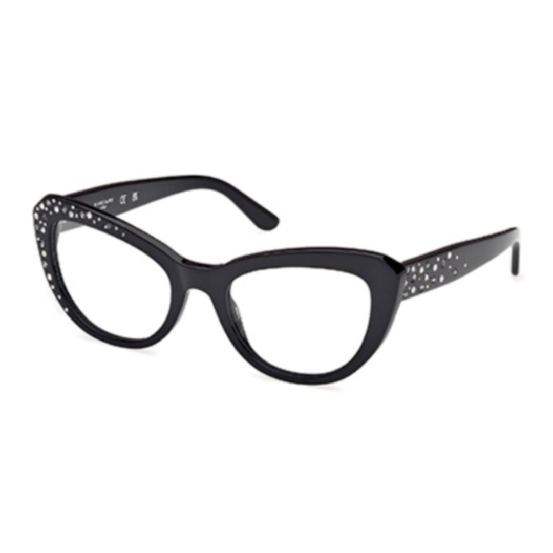 Guess By Marciano Gm50016 Cat-Eye Eyeglasses With Glittering Temple Embellishments