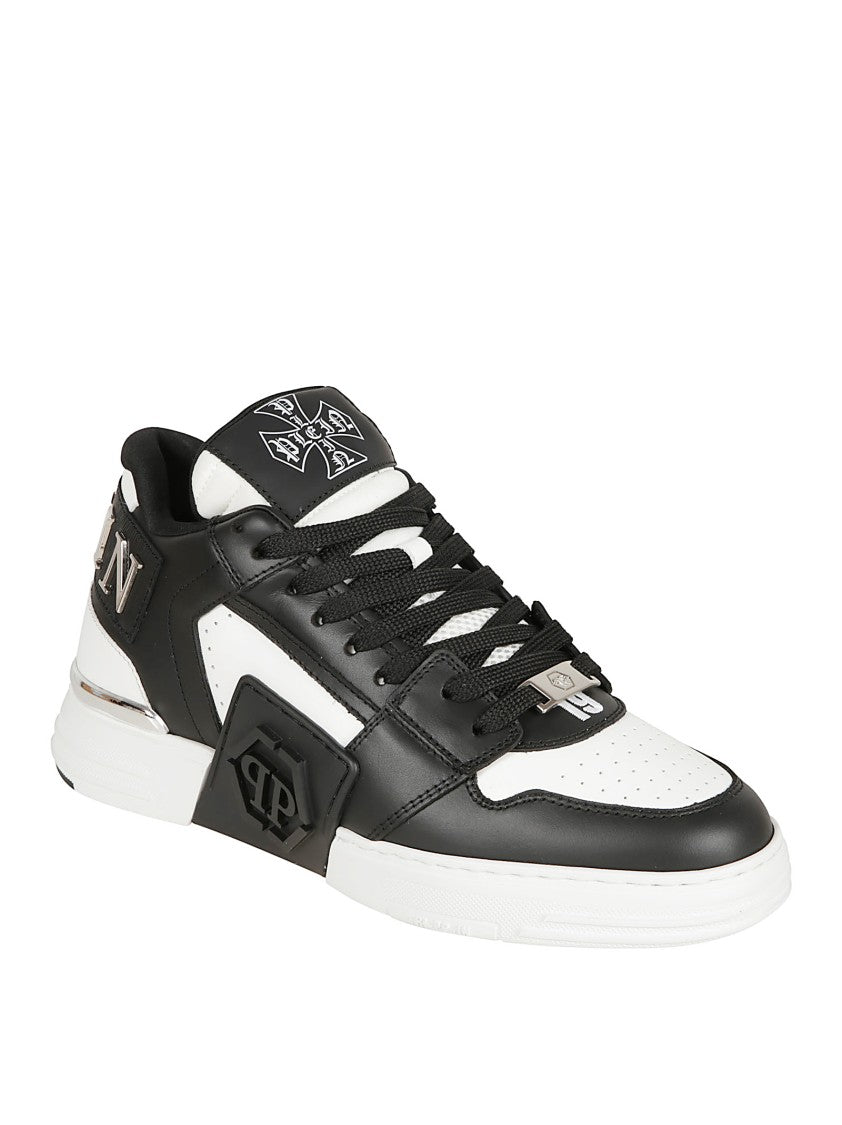 Philipp Plein Low-Top Leather Sneakers