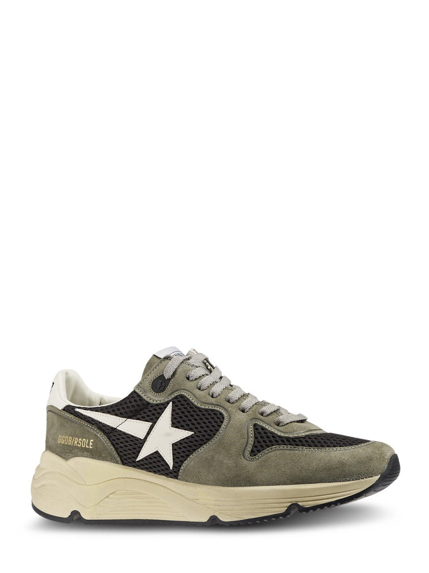 Golden Goose Sporty Sneakers With Suede Toe And Leather Accents